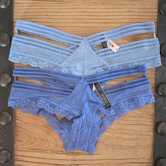 Victoria's Secret Very Sexy Cage Strappy Hipster Panty Bundle Sz M - Picture 1 of 4